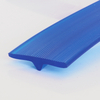 T-Profile polyurethane 88Asapphire blue smooth / grooved 25x5mm